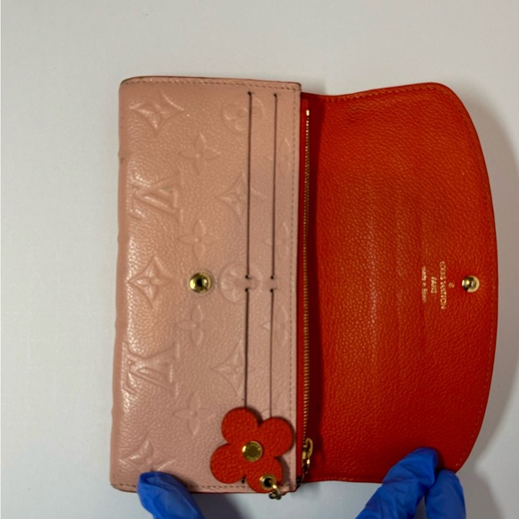 VTG LV Pink Empreinte Two Tone Wallet (minor corner rubbing) - Picture 4 of 4